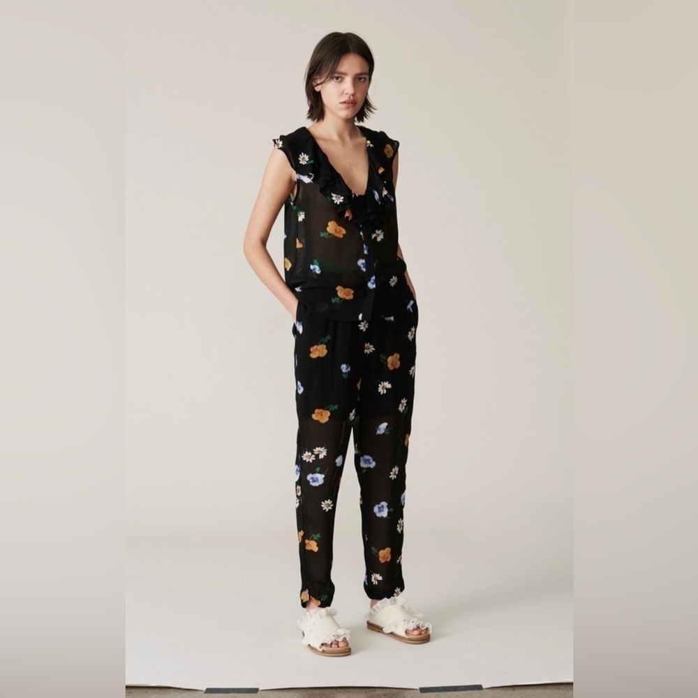 GANNI - Dainty Georgette Pants
